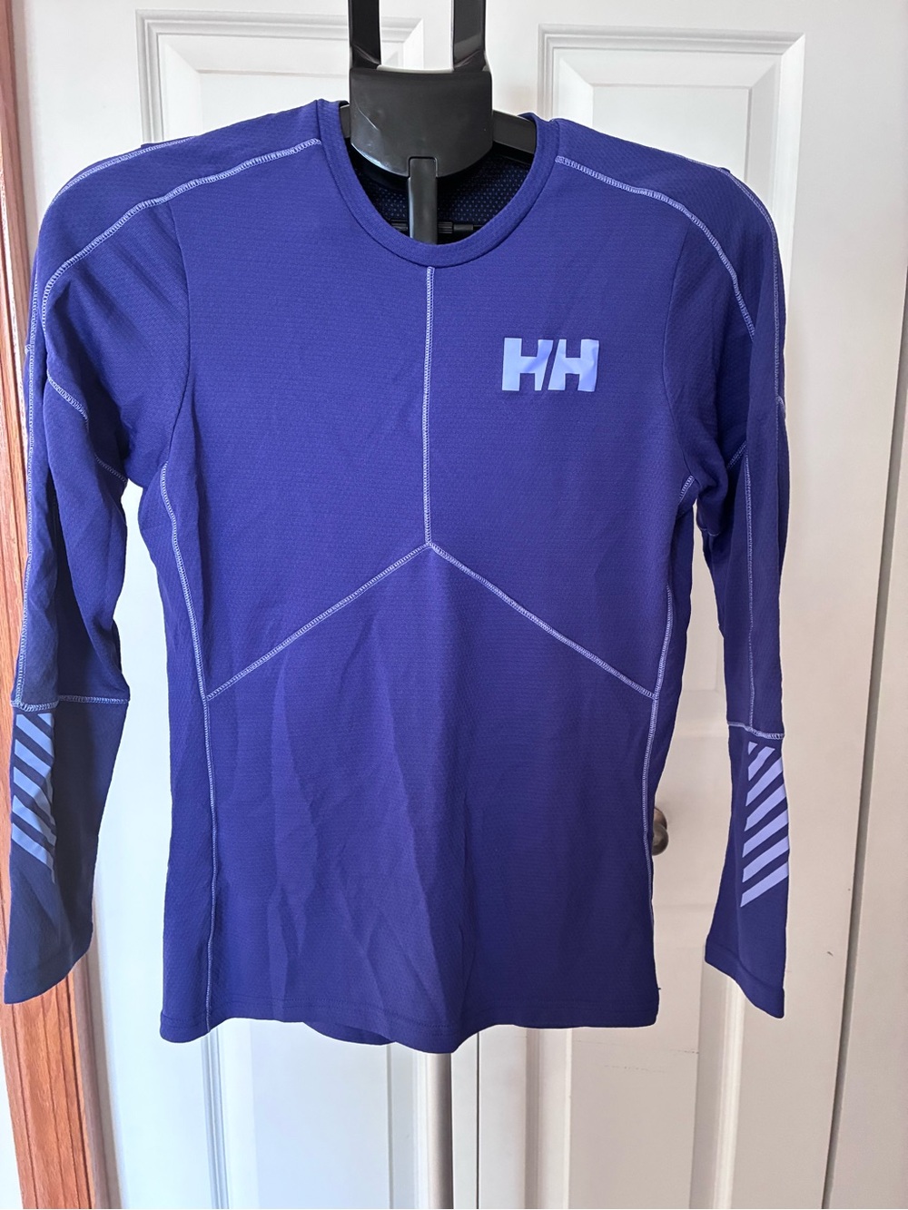 Helly Hansen HH Base Layer Compression Shirt Purple Long Sleeve Medium